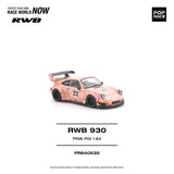 (Pre-Order) 1:64 RWB 930 (Porsche 911) -- "Pink Pig" #23 Pink -- Pop Race