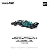 1:64 2023 Fernando Alonso -- #14 Aston Martin AMR23 -- Pop Race F1