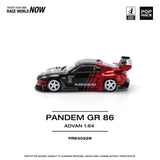(Pre-Order) 1:64 Toyota GR86 PANDEM -- ADVAN -- Pop Race
