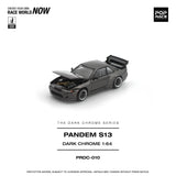 (Pre-Order) 1:64 Nissan Silvia S13 PANDEM -- Dark Chrome Series -- Pop Race