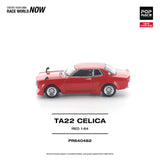 (Pre-Order) 1:64 Toyota TA22 Celica -- Red -- Pop Race