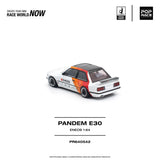 (Pre-Order) 1:64 BMW E30 PANDEM -- ENEOS White -- Pop Race