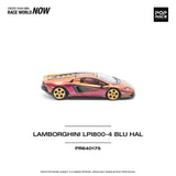 1:64 Lamborghini Countach LPI-800 -- Blu Hal (Red/Orange) -- Pop Race
