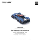 1:64 Aston Martin Valkyrie -- Satin Marina Blue -- Pop Race