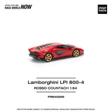 (Pre-Order) 1:64 Lamborghini Countach LPI-800 -- Rosso Red -- Pop Race
