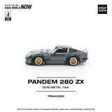 (Pre-Order) 1:64 Datsun 280ZX PANDEM -- Gun Metal Grey -- Pop Race