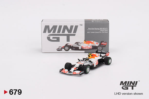 1:64 2021 Sergio Perez -- Turkish GP -- Red Bull RB16B F1 -- Mini GT MGT00679