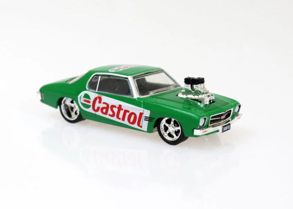 1:64 HANFUL - Castrol -- Holden HQ Monaro -- Oz Wheels FSD