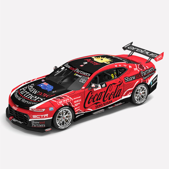 (Pre-Order) 1:43 2023 Will Brown -- Indigenous Livery -- #9 Chevrolet Camaro ZL1 -- Authentic Collectables