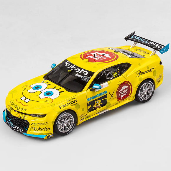 1:18 2023 Macauley Jones -- Spongebob Squarepants -- #96 Camaro ZL1 -- Authentic
