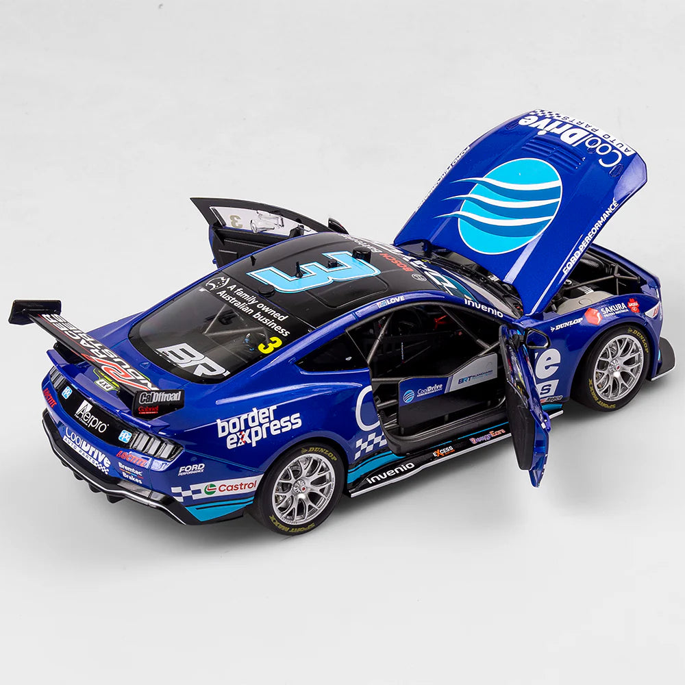 1:18 2024 Aaron Love -- #3 CoolDrive Ford Mustang GT -- Authentic Coll
