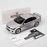 (Pre-Order) 1:18 Holden VE Commodore SSV -- Nickel Metallic (Silver) -- Authentic Collectables