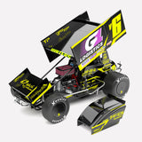 (Pre-Order) 1:18 Cam Waters -- Chief Racing #V6 Sprintcar -- Authentic Collectables