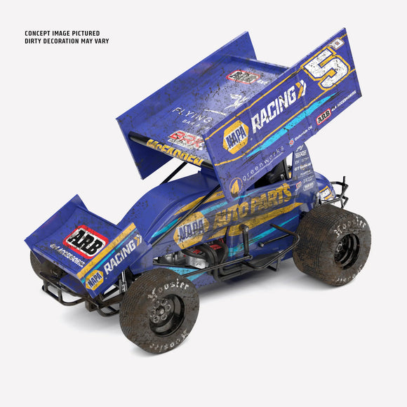 1:18 2024 James McFadden (Dirty Version) -- #D5 NAPA Sprintcar -- Authentic