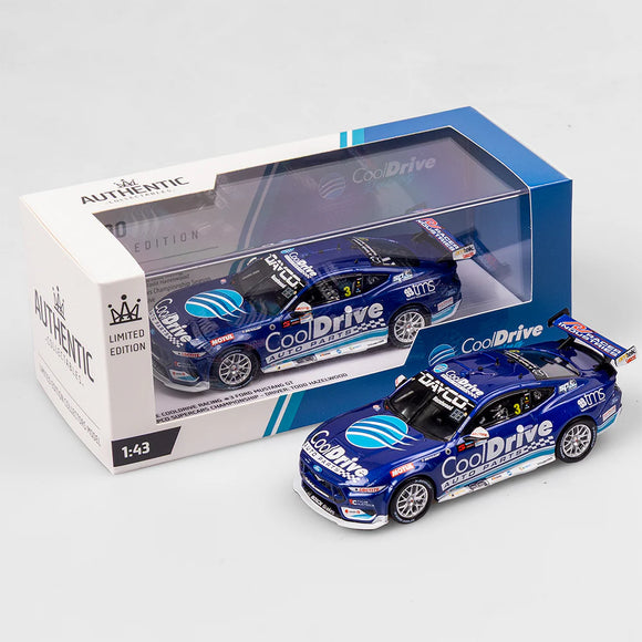 1:43 2023 Todd Hazelwood -- #3 Ford Mustang GT -- Authentic Collectables