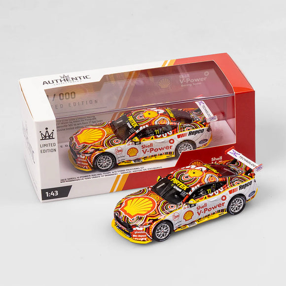 (Pre-Order) 1:43 2023 Anton De Pasquale -- Indigenous Livery -- #11 Ford Mustang GT -- Authentic Collectables