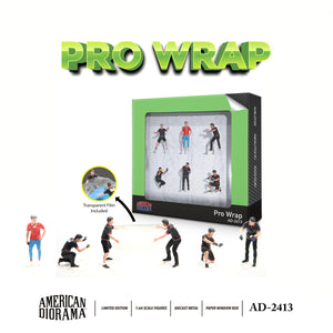 (Pre-Order) 1:64 Figurine Set "Pro-Wrap" -- American Diorama AD-2413