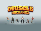 (Pre-Order) 1:64 Figurine Set "Muscle Mechanics" -- American Diorama AD-2417