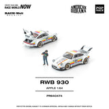 (Pre-Order) 1:64 RWB 930 (Porsche 911) w/Figurine -- Apple Computers -- Pop Race