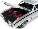1:18 1968 Oldsmobile Cutlass "Hurst" -- Silver Metallic -- American Muscle