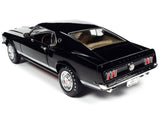 1:18 1969 Ford Mustang GT 2+2 -- Raven Black -- American Muscle