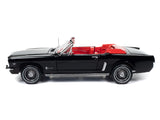 1:18 1964 1/2 Ford Mustang Convertible -- Raven Black -- American Muscle