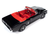 1:18 1964 1/2 Ford Mustang Convertible -- Raven Black -- American Muscle