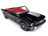 1:18 1964 1/2 Ford Mustang Convertible -- Raven Black -- American Muscle