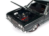 1:18 1966 Dodge Charger Hardtop -- Dark Green Metallic -- American Muscle