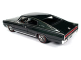 1:18 1966 Dodge Charger Hardtop -- Dark Green Metallic -- American Muscle