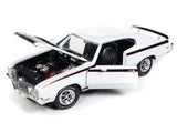 1:18 1970 Buick Hardtop GSX -- Apollo White w/ Black Stripes -- American Muscle