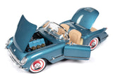 1:18 1954 Chevrolet Corvette Convertible -- Pennant Blue -- American Muscle