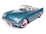 1:18 1954 Chevrolet Corvette Convertible -- Pennant Blue -- American Muscle