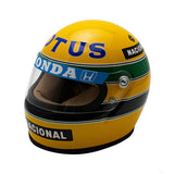 1:2 Helmet -- 1987 Season - Ayrton Senna -- Bell Mini Helmet F1