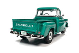 1:18 1957 Chevy 3100 Stepside Pickup Truck -- Ocean Green -- Auto World