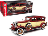 1:18 1931 Peerless Master 8 Sedan -- Maroon/Cream -- Auto World