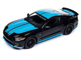 1:18 2016 Ford Mustang Petty's Garage -- Black w/Petty Blue Stripe -- Auto World