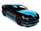 1:18 2016 Ford Mustang Petty's Garage -- Black w/Petty Blue Stripe -- Auto World