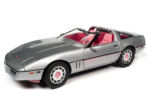 1:18 1986 Chevrolet Corvette -- "Barbie" Silver/Pink -- Auto World