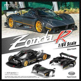 (Pre-Order) 1:64 Pagani Zonda R -- Carbon Fibre Black -- Motorhelix