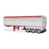 1:50 Sloanebuilt TOA Tipper Trailer -- Red/White -- CNJ Collectibles Truck