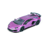 1:64 Lamborghini Aventador SVJ -- Viola 30th (Purple) -- Hung Hing Collectibles