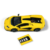 1:64 Lamborghini Countach LPI 800-4 -- Yellow -- Hung Hing Collectibles