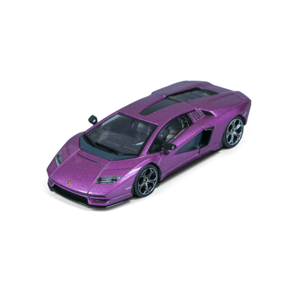 1:64 Lamborghini Countach LPI 800-4 -- Viola 30th (Purple) -- Hung Hing