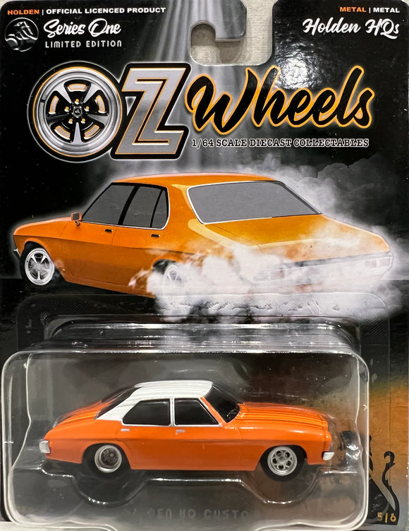 1:64 Holden HQ Statesman Custom -- Orange -- Oz Wheels Series 1