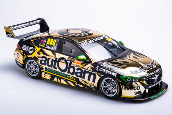 1:18 2018 Craig Lowndes Final Race -- AutoBarn Gold Livery -- Biante