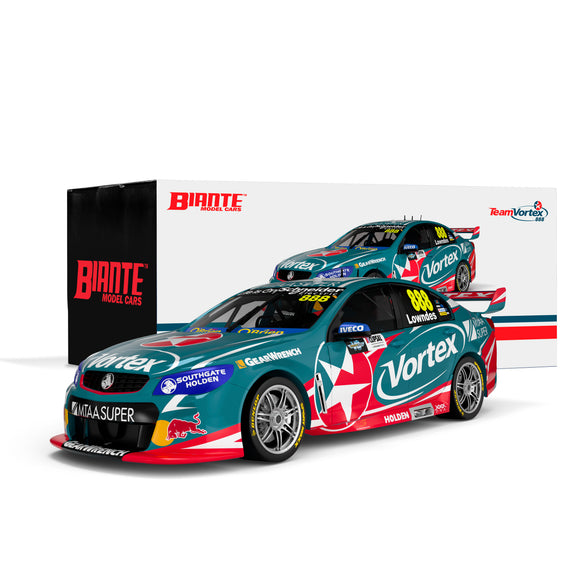 (Pre-Order) 1:18 2016 Craig Lowndes -- 251 Round Starts -- Team Vortex -- Biante