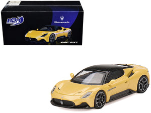 1:64 Maserati MC20 -- Giallo Genio (Yellow) w/Black Top -- BBR