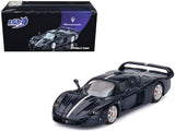 1:64 Maserati MC12 Stradale -- Blue Metallic w/White Stripe -- BBR