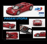 (Pre-Order) 1:64 Pagani Utopia -- Dubai Red -- BBR